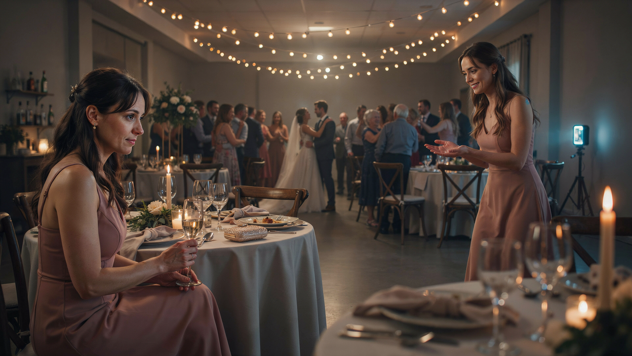 Single Wedding Guest Tries to Mingle, Then Realizes Everyone Else Came as a Couple