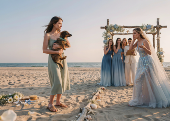 Woman Refuses to Shave Her Dog for “Ocean Magic” Wedding, Leaving Bride in Chaos