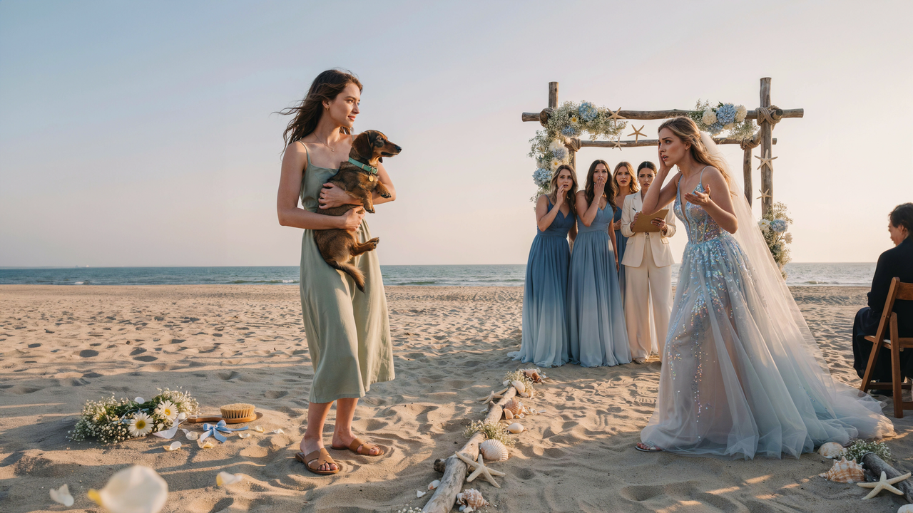 Woman Refuses to Shave Her Dog for “Ocean Magic” Wedding, Leaving Bride in Chaos