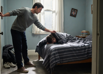 Dad Can’t Get His Son Out of Bed for School, and Strangers Decide He’s the Problem