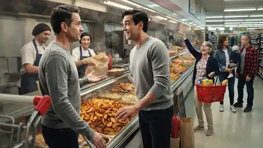 He Was Tired of a Woman Cutting the Deli Line, So He Bought Every Last Potato Wedge