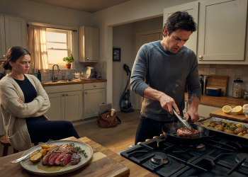 Husband Cooks Wife a Steak, Then She Accuses Him of Lying About Gordon Ramsay