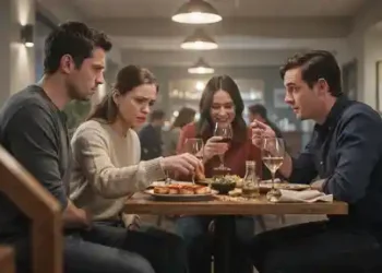 He Pinched His Wife at Dinner to Shut Her Up, Then Used an Old Argument Against Her