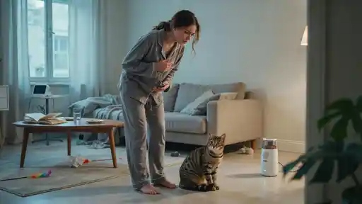 He Gave His New Neighbor a Cat Feeder, Then She Thought Someone Was Breaking Into Her Apartment Every Morning He Gave His New Neighbor a Cat Feeder, Then She Thought Someone Was Breaking Into Her Apartment Every Morning