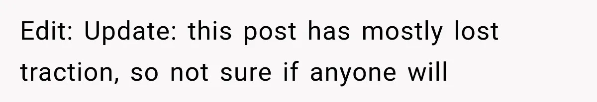 Edit: Update: this post has mostly lost traction, so not sure if anyone will