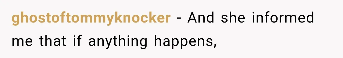 She Spent Years Supporting Her Brother’s Children, Then Her Family Expected Her to Become Their Parent ghostoftommyknocker − And she informed me that if anything happens,