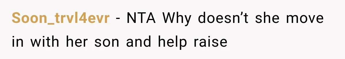 She Spent Years Supporting Her Brother’s Children, Then Her Family Expected Her to Become Their Parent Soon_trvl4evr − NTA Why doesn’t she move in with her son and help raise