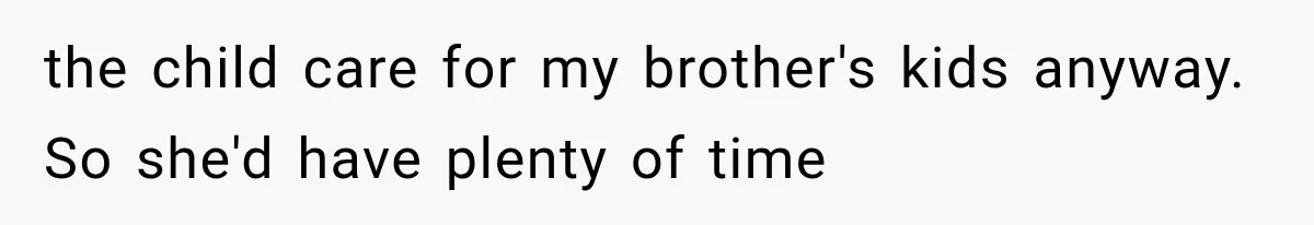 Family Shows Up Uninvited After Mocking His Struggle, But His Relatives Finally Call Them Out the child care for my brother's kids anyway. So she'd have plenty of time