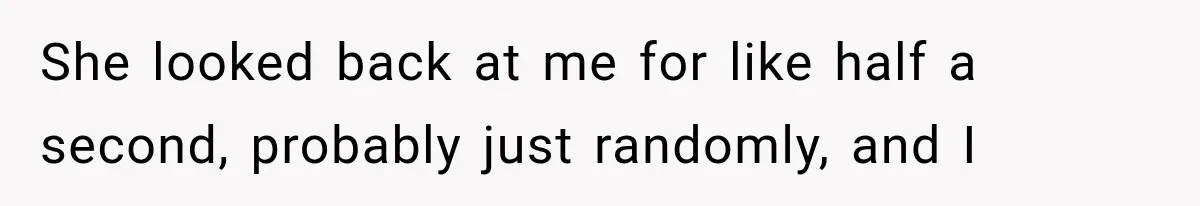 Guy Tries to Help a Stranger at a Café, Accidentally Becomes Her Fake Boyfriend She looked back at me for like half a second, probably just randomly, and I