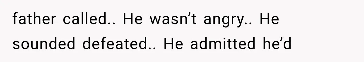 Wife Leaves Quiet Husband for Being “Unambitious,” Then Discovers He Built Her Family’s Empire father called.. He wasn’t angry.. He sounded defeated.. He admitted he’d