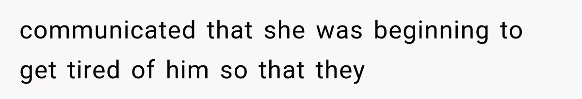 Wife Leaves Quiet Husband for Being “Unambitious,” Then Discovers He Built Her Family’s Empire communicated that she was beginning to get tired of him so that they