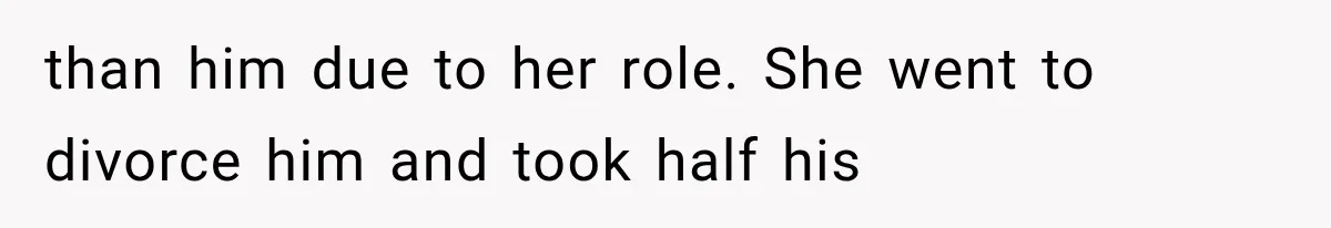 Wife Leaves Quiet Husband for Being “Unambitious,” Then Discovers He Built Her Family’s Empire than him due to her role. She went to divorce him and took half his