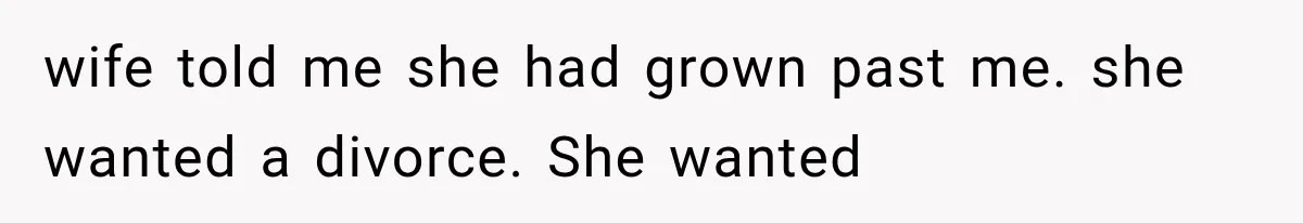 Wife Leaves Quiet Husband for Being “Unambitious,” Then Discovers He Built Her Family’s Empire wife told me she had grown past me. she wanted a divorce. She wanted