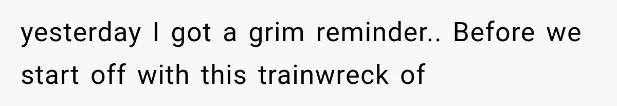 Father Gives His Classic Car to Stepson, Then Learns His Son Had Been Waiting for It His Entire Life yesterday I got a grim reminder.. Before we start off with this trainwreck of
