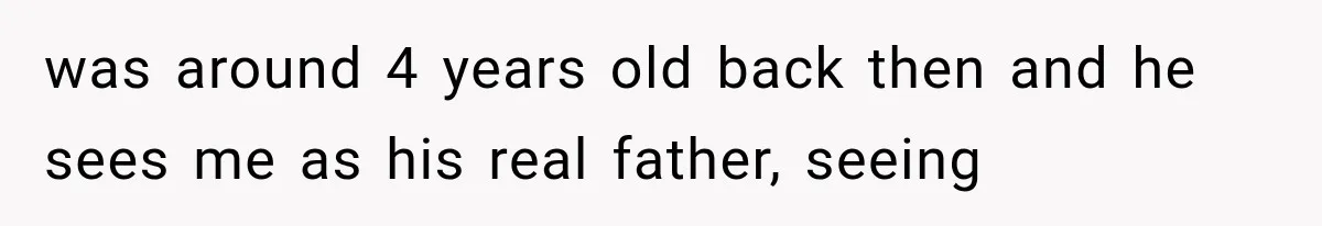 Father Gives His Classic Car to Stepson, Then Learns His Son Had Been Waiting for It His Entire Life was around 4 years old back then and he sees me as his real father, seeing