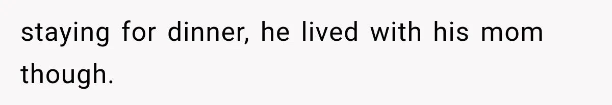 Father Gives His Classic Car to Stepson, Then Learns His Son Had Been Waiting for It His Entire Life staying for dinner, he lived with his mom though.