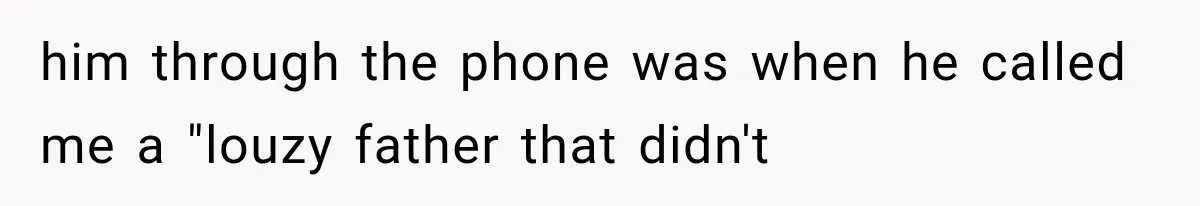 Father Gives His Classic Car to Stepson, Then Learns His Son Had Been Waiting for It His Entire Life him through the phone was when he called me a "louzy father that didn't