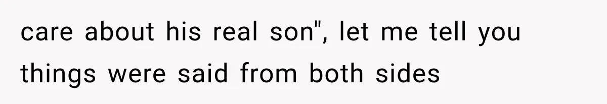 Father Gives His Classic Car to Stepson, Then Learns His Son Had Been Waiting for It His Entire Life care about his real son", let me tell you things were said from both sides