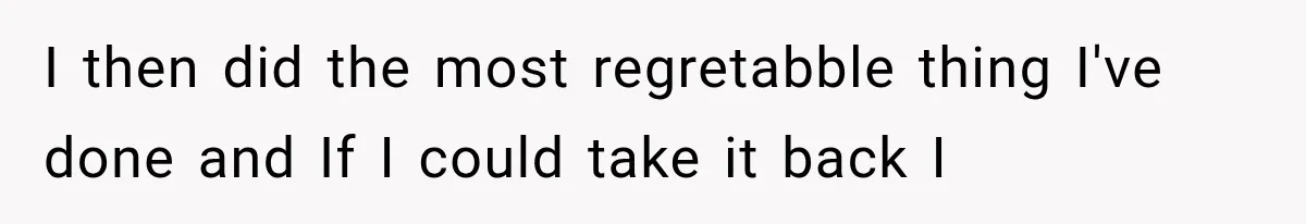 Father Gives His Classic Car to Stepson, Then Learns His Son Had Been Waiting for It His Entire Life I then did the most regretabble thing I've done and If I could take it back I
