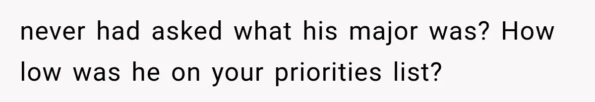 Father Gives His Classic Car to Stepson, Then Learns His Son Had Been Waiting for It His Entire Life never had asked what his major was? How low was he on your priorities list?