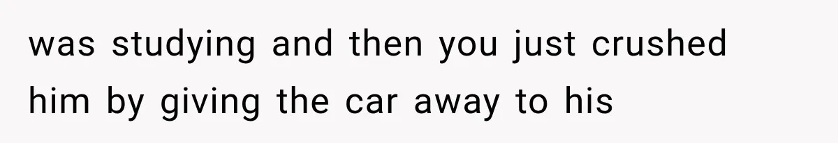 Father Gives His Classic Car to Stepson, Then Learns His Son Had Been Waiting for It His Entire Life was studying and then you just crushed him by giving the car away to his