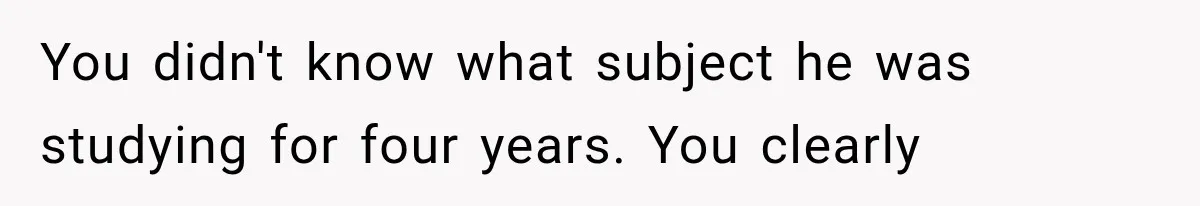 Father Gives His Classic Car to Stepson, Then Learns His Son Had Been Waiting for It His Entire Life You didn't know what subject he was studying for four years. You clearly