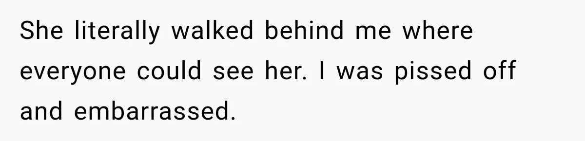 Daughter Inherited Her Mother’s House, But Her Dad Moved In His New Family Without Respecting Boundaries She literally walked behind me where everyone could see her. I was pissed off and embarrassed.