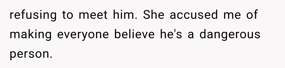 She Kept Suggesting Restaurants with Metal Detectors, and Her Armed Nephew Finally Asked Why refusing to meet him. She accused me of making everyone believe he's a dangerous person.