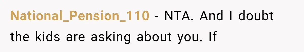 National_Pension_110 − NTA. And I doubt the kids are asking about you. If
