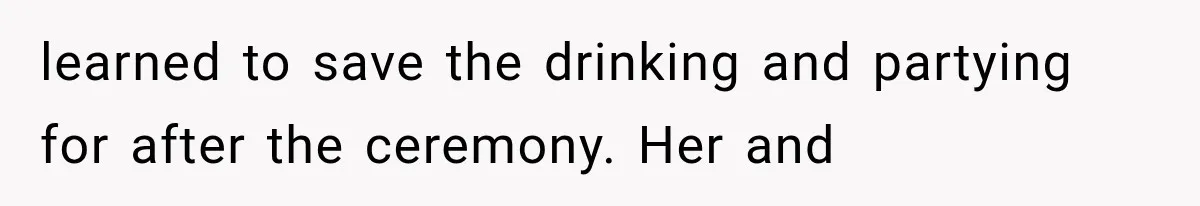 Bride Gets Too Drunk at Her Own Wedding, Then Her “Funny” Moment Ruins the Ceremony learned to save the drinking and partying for after the ceremony. Her and