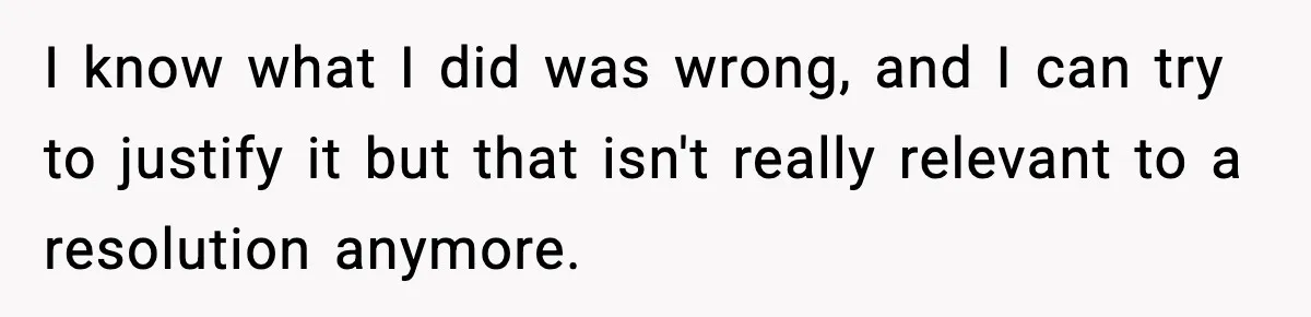 Man Cheated On One College Paper, Then His $2,000 Mistake Returned At Work I know what I did was wrong, and I can try to justify it but that isn't really relevant to a resolution anymore.