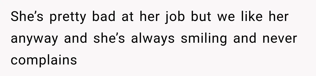 Dishwasher Asked To Buy A Cake For Her Son, Then Her Manager Quietly Changed Everything She’s pretty bad at her job but we like her anyway and she’s always smiling and never complains