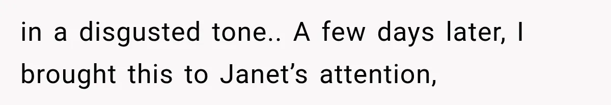 Wedding Guest Shouts Drug Accusations During Vows, Then His Wife Calls the Groom Mentally Ill in a disgusted tone.. A few days later, I brought this to Janet’s attention,