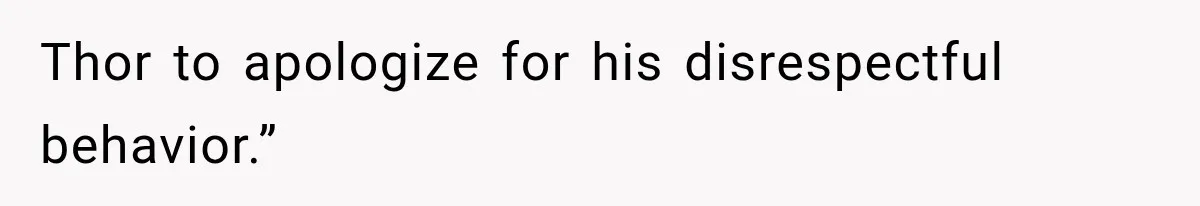 Wedding Guest Shouts Drug Accusations During Vows, Then His Wife Calls the Groom Mentally Ill Thor to apologize for his disrespectful behavior.”