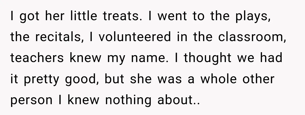My Daughter Turned 18—Then Disappeared Two Days Later. I Never Imagined Parenthood Could Change Overnight. I got her little treats. I went to the plays, the recitals, I volunteered in the classroom, teachers knew my name. I thought we had it pretty good, but she...