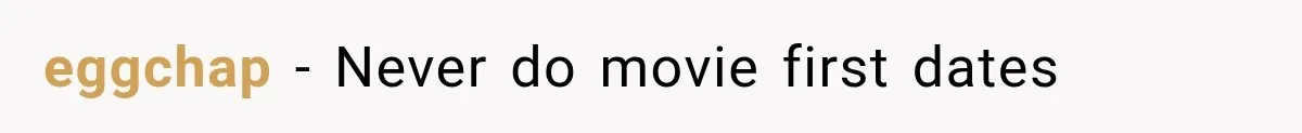 eggchap − Never do movie first dates