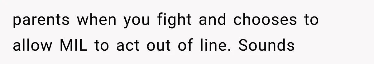 MIL Holds a Months-Long Grudge and Takes It Out on the Bride’s Family at the Wedding parents when you fight and chooses to allow MIL to act out of line. Sounds