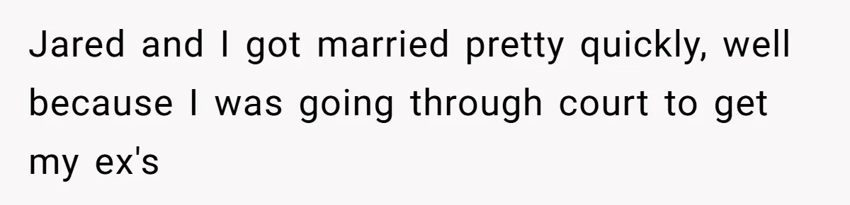 Sister-In-Law Tries to Hijack a Halloween Vow Renewal, Then Gets Locked Out of the Venue Jared and I got married pretty quickly, well because I was going through court to get my ex's