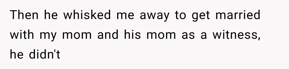 Sister-In-Law Tries to Hijack a Halloween Vow Renewal, Then Gets Locked Out of the Venue Then he whisked me away to get married with my mom and his mom as a witness, he didn't