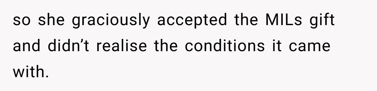 Bride’s MIL Pays for the Dress to Control It, Then the Designer Refunds Her and Changes Everything so she graciously accepted the MILs gift and didn’t realise the conditions it came with.