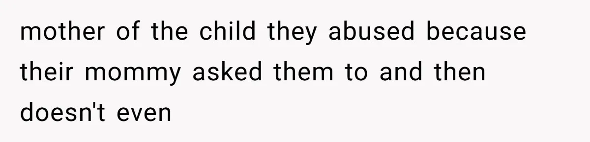 Woman Leaves Wedding After Friend Seats Her Beside the Ex Who Assaulted Their Daughter mother of the child they abused because their mommy asked them to and then doesn't even