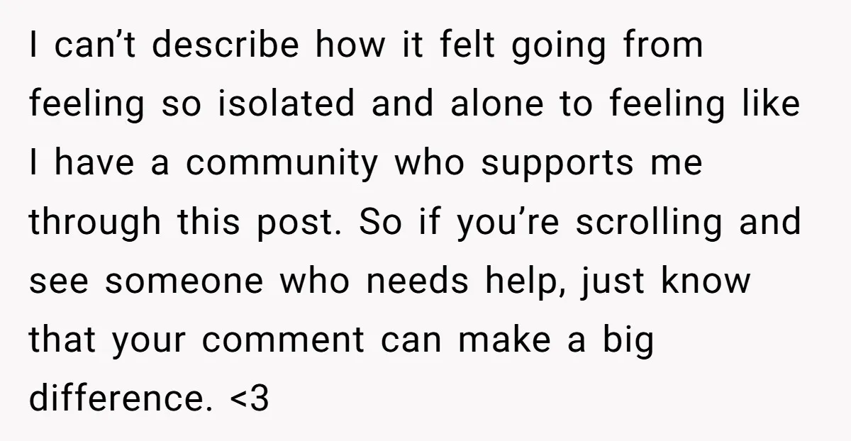 He Threatened Divorce After His Wife Asked for Space, But His Real Problem Was Never Her I can’t describe how it felt going from feeling so isolated and alone to feeling like I have a community who supports me through this post. So if you’re scrolling...