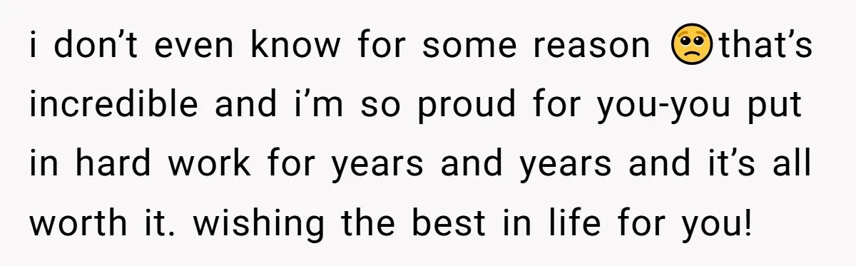i don’t even know for some reason 🥺that’s incredible and i’m so proud for you-you put in hard work for years and years and it’s all worth it. wishing the...