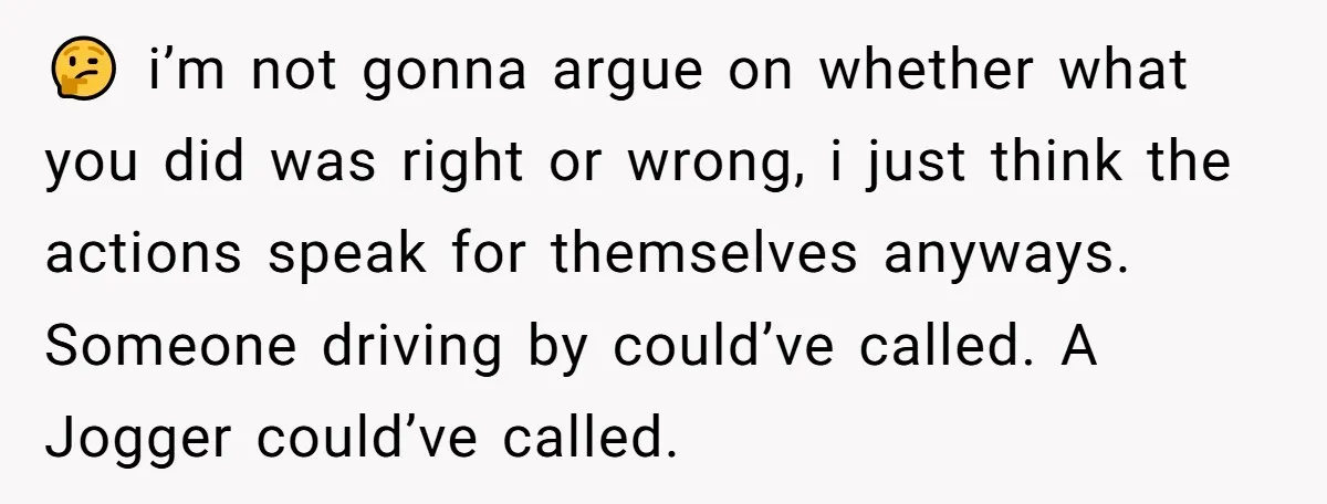 She Called 911 on Her Ex-Boyfriend—Now He’s a Registered S_x Offender. Was She Wrong? 🤔 i’m not gonna argue on whether what you did was right or wrong, i just think the actions speak for themselves anyways. Someone driving by could’ve called. A Jogger...