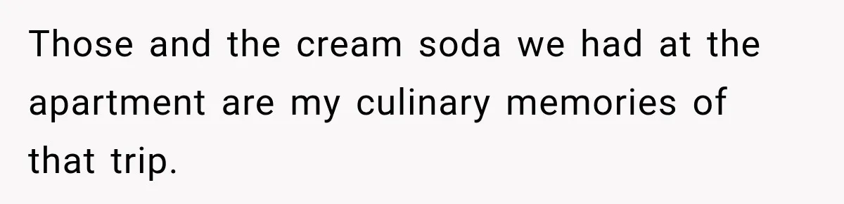 Employee Takes Leftover Olive Garden Breadsticks Home, Then the Office Launches an Investigation Those and the cream soda we had at the apartment are my culinary memories of that trip.