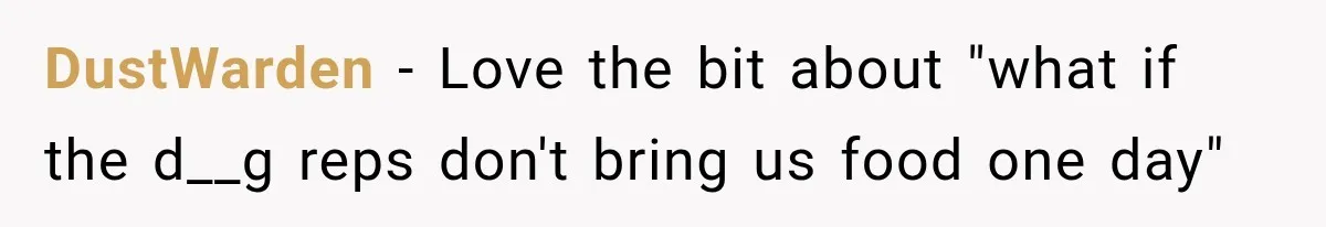 Employee Takes Leftover Olive Garden Breadsticks Home, Then the Office Launches an Investigation DustWarden − Love the bit about "what if the d__g reps don't bring us food one day"