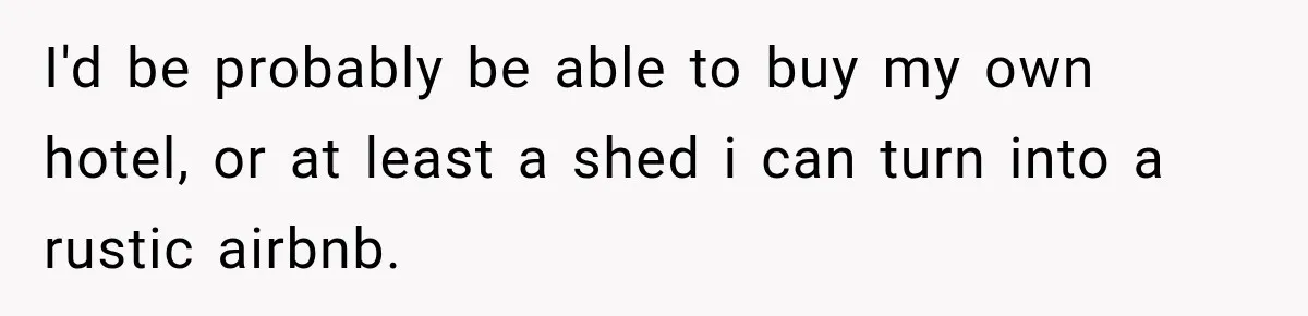 Hotel Guest Arrives Two Days Late and Can’t Believe Her Room Wasn’t Still Waiting I'd be probably be able to buy my own hotel, or at least a shed i can turn into a rustic airbnb.
