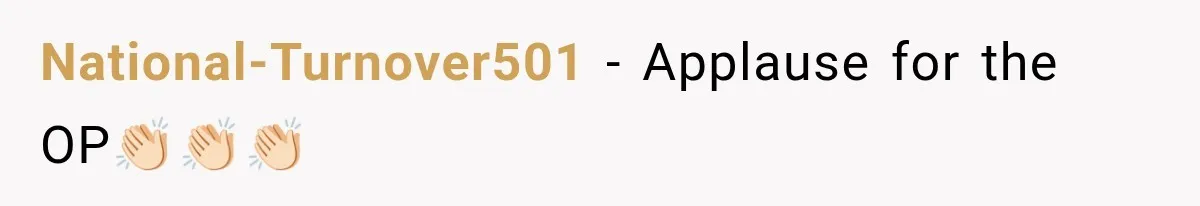 National-Turnover501 − Applause for the OP👏🏻👏🏻👏🏻
