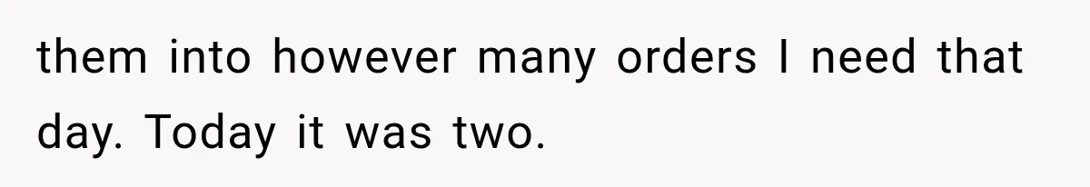 Woman Keeps Touching Stranger’s Groceries After Being Told No, Then Gets Called Out at Checkout them into however many orders I need that day. Today it was two.
