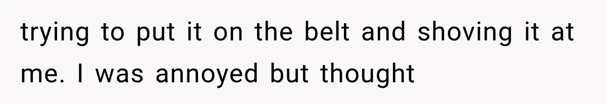 Woman Keeps Touching Stranger’s Groceries After Being Told No, Then Gets Called Out at Checkout trying to put it on the belt and shoving it at me. I was annoyed but thought